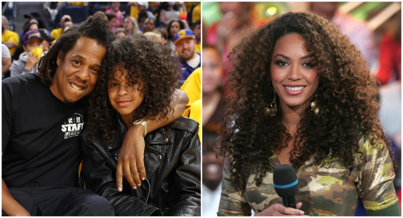 Blue Ivy, JAY-Z ir Beyonce