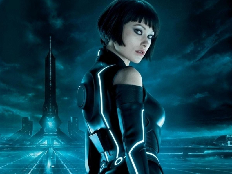 Olivia Wilde als Quorra in"Tron: Legacy"