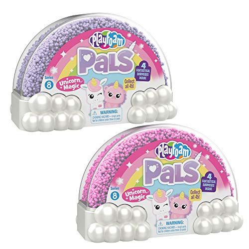 Educational Insights Playfoam Pals Unicorn Magic 2パック：サプライズコレクタブル、感覚、シェーピングファン、3歳以上