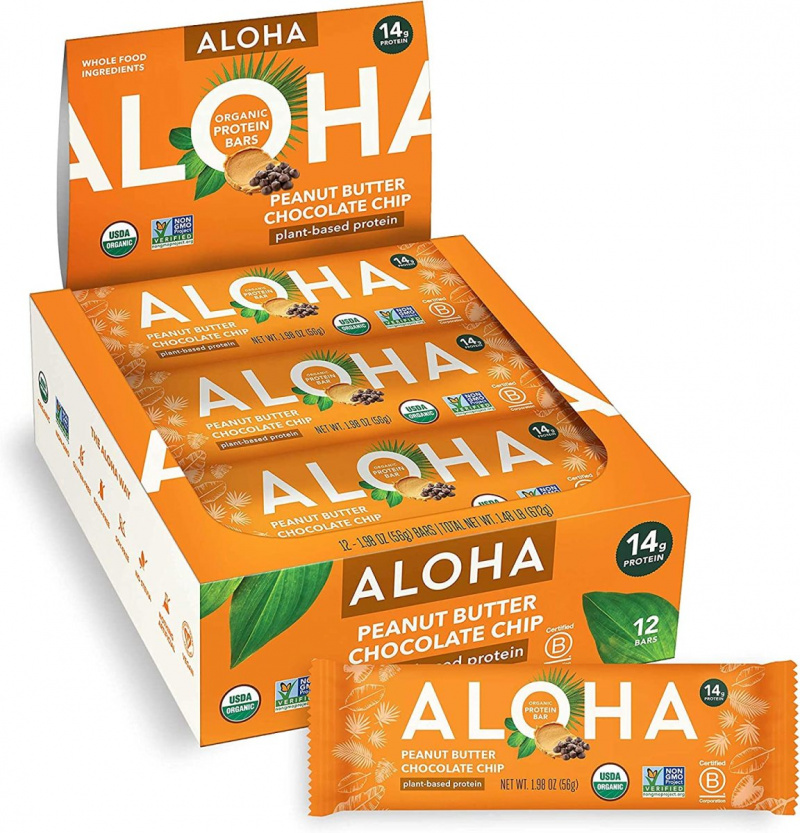   ALOHA Organik Bitki Bazlı Protein Barları