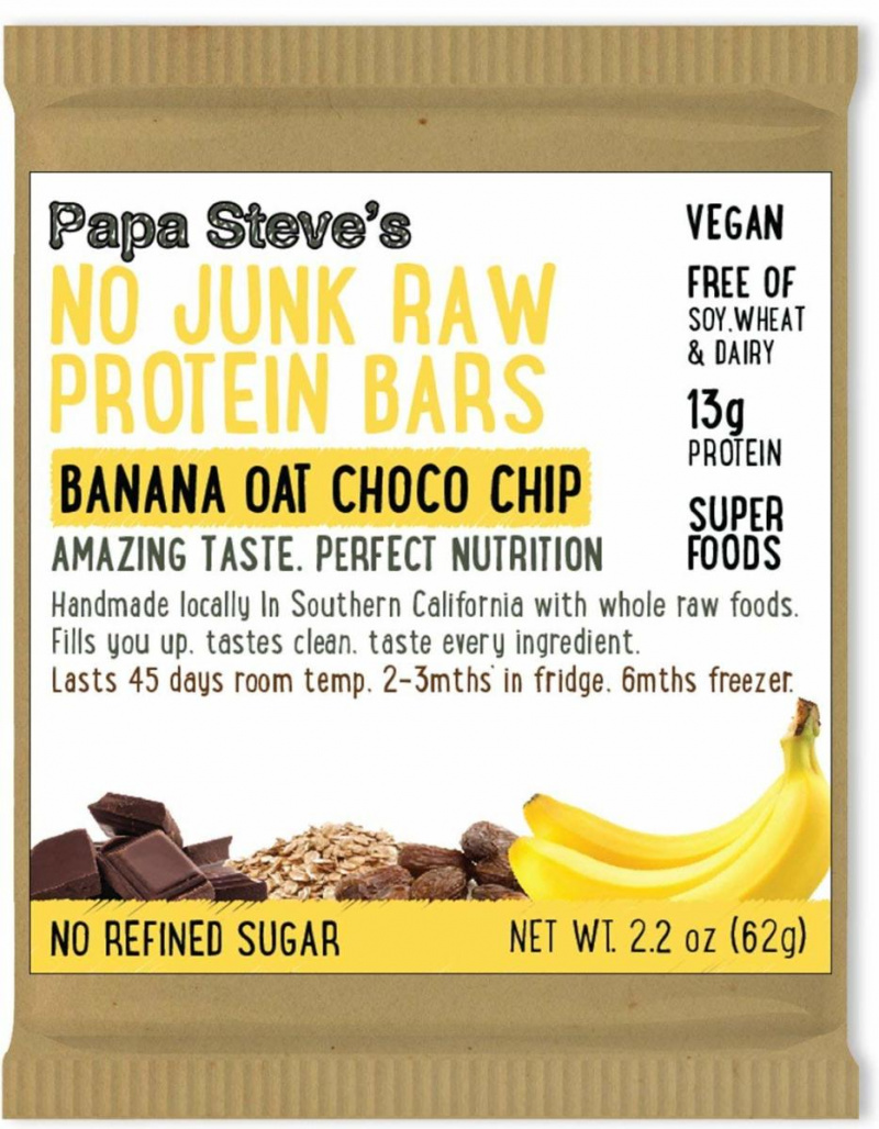   baba Steve's No Junk Raw Protein Bars