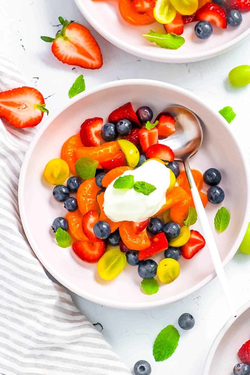   Obstsalat zum Frühstück