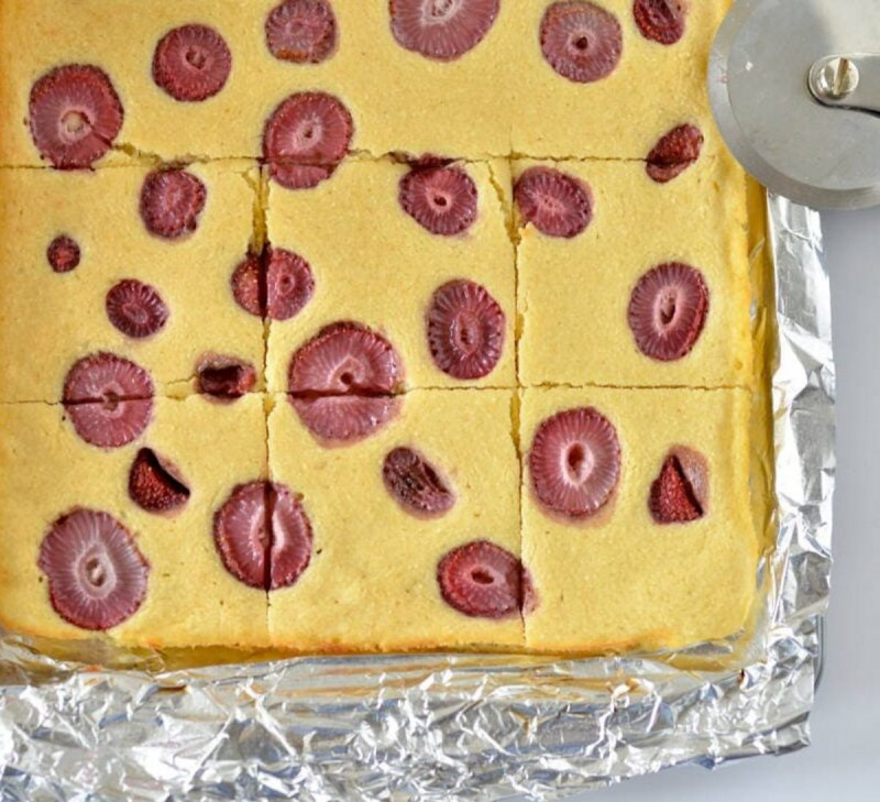   Paleo-Pfannkuchen aus der Blechpfanne