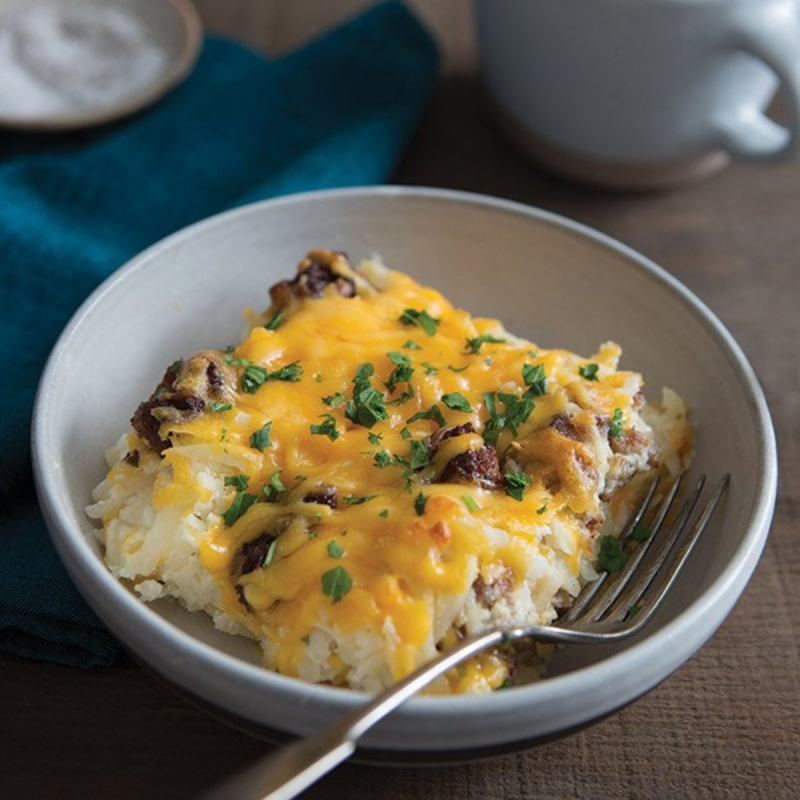   Frühstücksauflauf ohne Ei