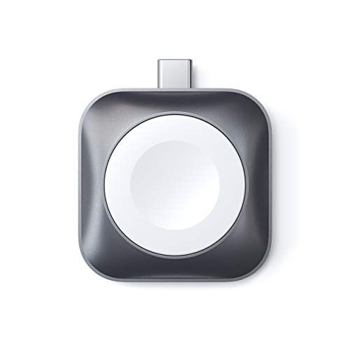 „Satechi“ magnetinio įkrovimo stotelė „USB-C“ [Sertifikuota pagal „MFi“] nešiojamasis laikrodžio įkroviklis - suderinamas su „Apple Watch“ serijos 6 / SE / 5/4/3/2/1 (laidas nepridedamas)