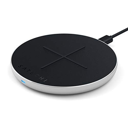 „Satechi Qi“ sertifikuotas aliuminio tipo C PD ir QC belaidis įkroviklis - iki 7,5 W / 10 W - suderinamas su „iPhone 12 Pro Max / 12 Mini / 12, 11 Pro Max / 11 Pro / 11, XS Max / XS / X, 8 Plius / 8 - adapteris parduodamas atskirai