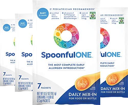 „SpoonfulONE“ maisto alergenų įvadas | Išmanus maitinimas kūdikiui ar kūdikiui 4 ir daugiau mėnesių Sertifikuotas ekologiškas (28 paketai)