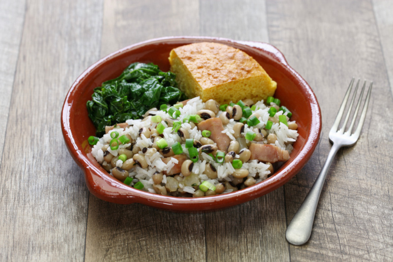   Hoppin' John tradition on New Year's Eve