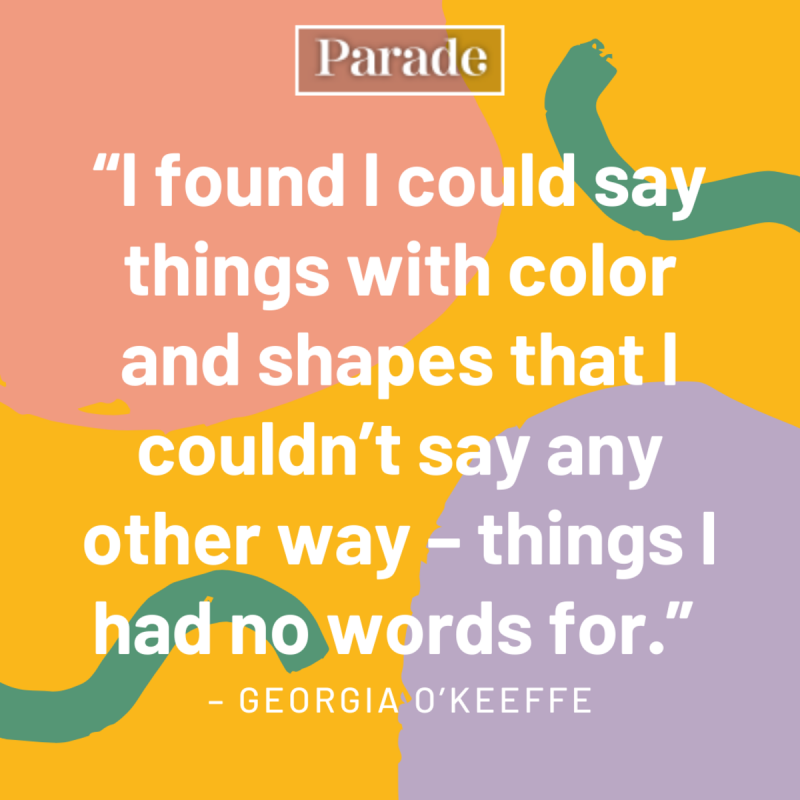 Gürcistan O'Keeffe art quote