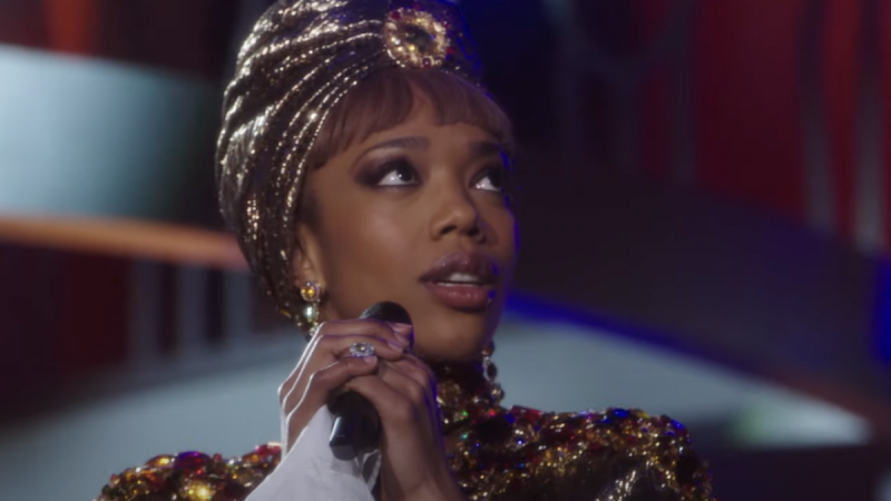   Naomi Ackie som Whitney Houston i"I Wanna Dance With Somebody" movie