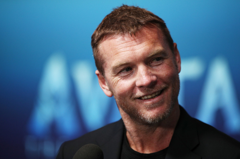   Sam Worthington es entrevistado durante la proyección de"Avatar 2/Avatar: The Way Of The Water" at Hoyts Entertainment Quarter on November 21, 2019 in Sydney, Australia. He will voice Jake Sully again in "Avatar 3." (Photo by Don Arnold/WireImage)