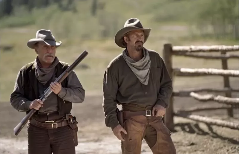 Robert Duvall og Kevin Costner ind"Open Range"