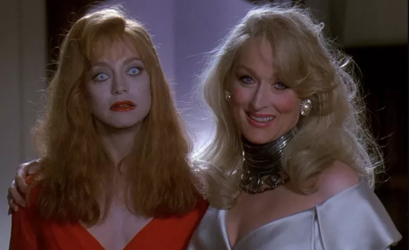 Goldie Hawn en Meryl Streep in de horrorkomediefilm"Death Becomes Her"