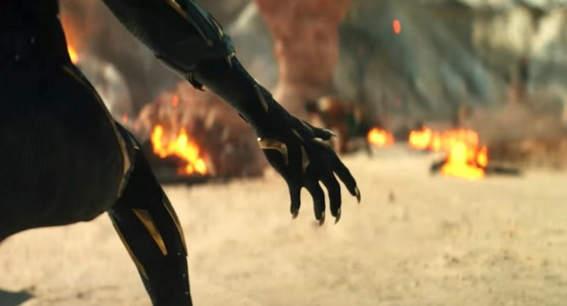 Naujosios „Black Panther“ anonsinis šou iš"Black Panther: Wakanda Forever" trailer