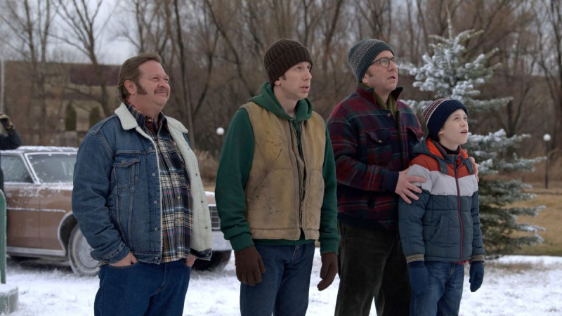 Scott Schwartz come Flick, RD Robb come Schwartz, Peter Billingsley come Ralphie Parker e River Drosche come Mark in the"A Christmas Story" sequel "A Christmas Story Christmas"