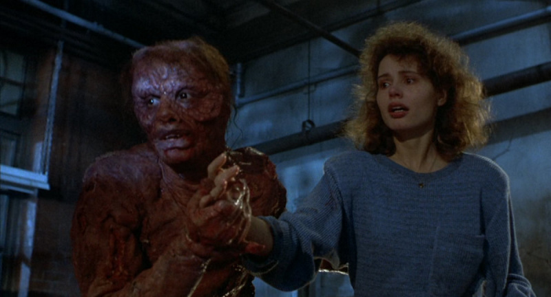 Јефф Голдблум и Геена Давис у"The Fly" (1986)