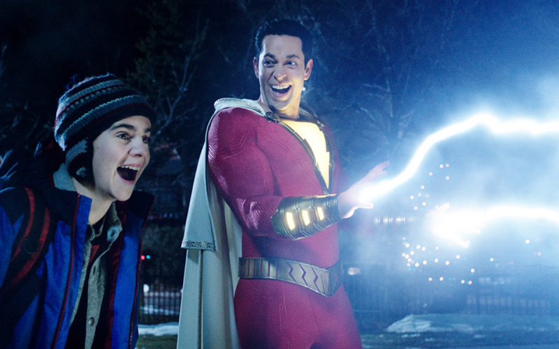   Джек Дилан Грейзер и Захари Леви в"Shazam!"