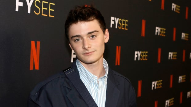  LOS ANGELES, KALIFORNIEN – 27 MAJ: Noah Schnapp deltar som Netflix-värdar"Stranger Things" Los Angeles FYSEE Event at Netflix FYSee Space on May 27, 2019 in Los Angeles, California. (Photo by Kevin Winter/Getty Images)