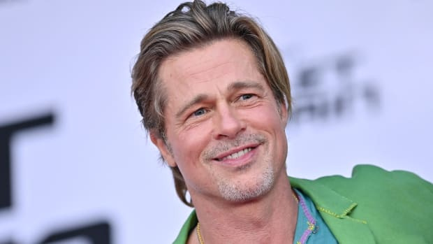  LOS ANGELES, KALIFORNIEN - 1 AUGUSTI: Brad Pitt deltar i Los Angeles-premiären av Columbia Pictures' "Bullet Train" at Regency Village Theatre on August 01, 2019 in Los Angeles, California. (Photo by Axelle/Bauer-Griffin/FilmMagic )