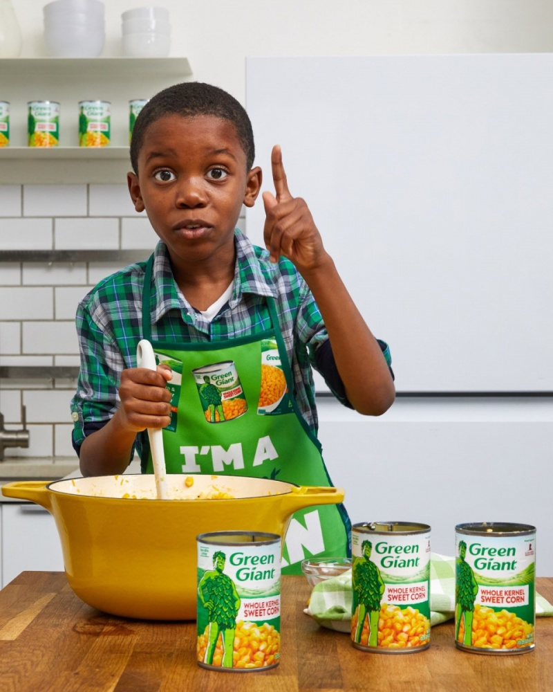  Tariq"Corn Kid" Green Giant Thanksgiving Partnership