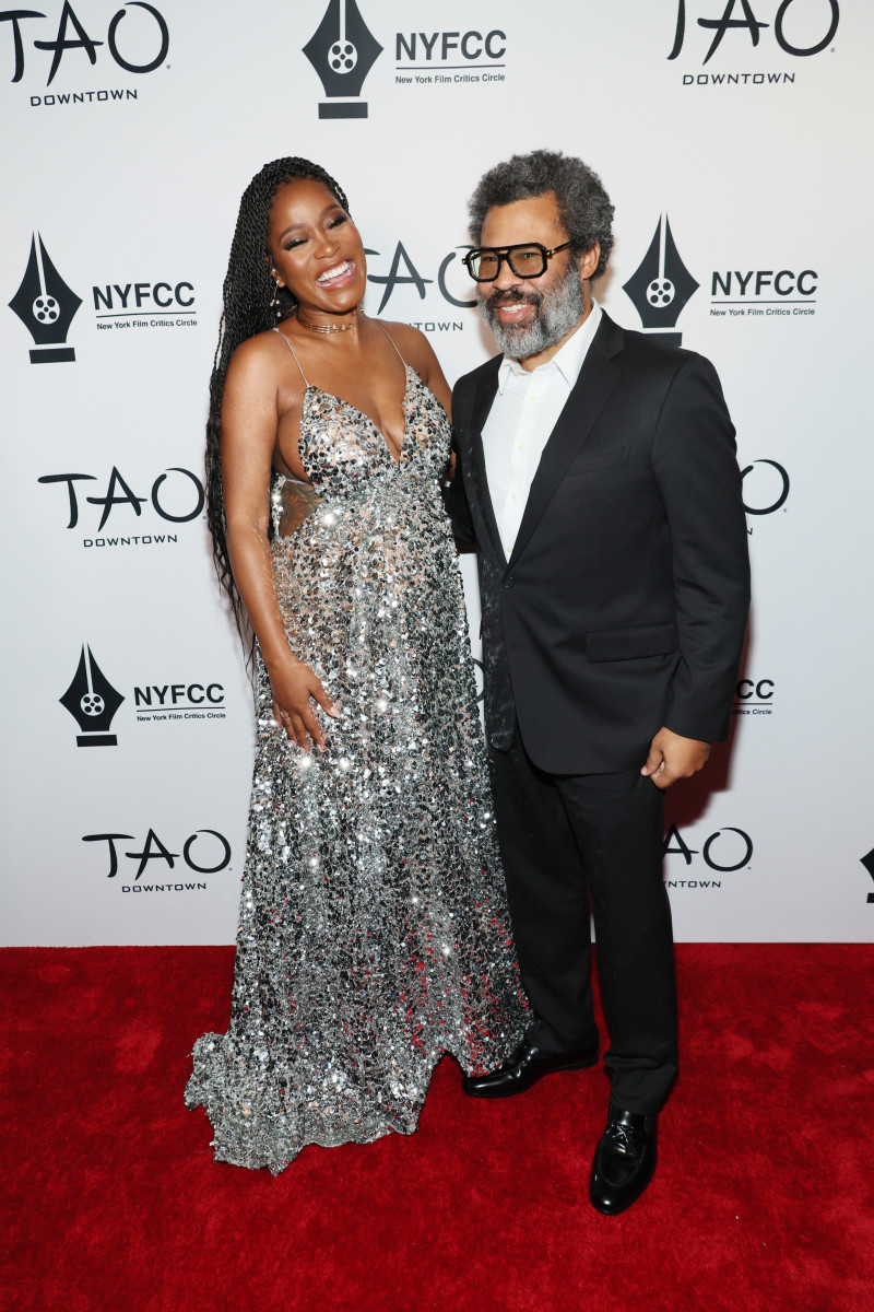 NEW YORK, NEW YORK - JANUAR 04: Keke Palmer og Jordan Peele deltager i New York Film Critics Circle Awards 2019 i TAO Downtown den 4. januar 2019 i New York City. (Foto af Dia Dipasupil/Getty Images)