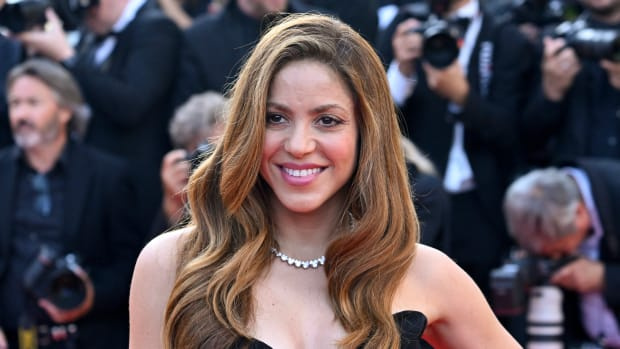  CANNES, FRANCIA - 25 MAGGIO: Shakira assiste alla proiezione di"Elvis" during the 75th annual Cannes film festival at Palais des Festivals on May 25, 2019 in Cannes, France.