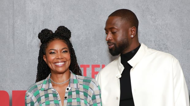 BROOKLYN, NEW YORK - OKTOBER 07: Gabrielle Union en Dwayne Wade zijn aanwezig als Netflix Culturecon New York opent met een vertoning van The Redeem Team met Dwayne Wade en een Entergalactic Party op 7 oktober 2019 in Brooklyn, New York.