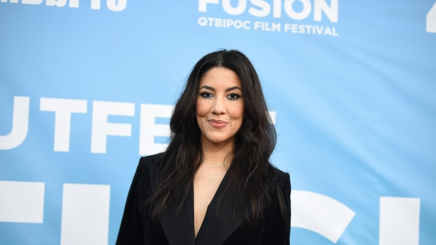  LOS ANDželas, KALIFORNIJA – BALANDŽIO 8 d.: Stephanie Beatriz dalyvauja 19-ajame kasmetiniame „Outfest Fusion QTBIPOC“ kino festivalyje's Outfest Fusion Opening Gala at Japanese American Cultural & Community Center on April 08, 2019 in Los Angeles, California. (Photo by Araya Doheny/Getty Images)