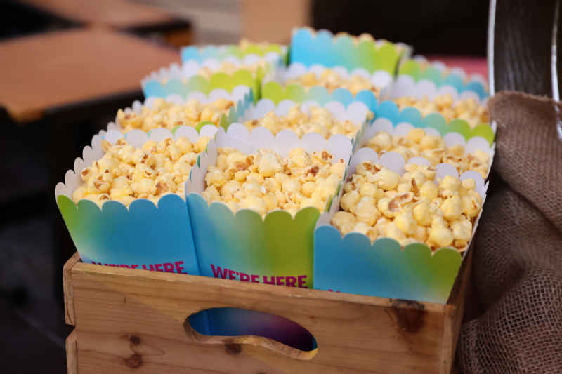  CULVER CITY, CALIFORNIA - OTTOBRE 08: Il popcorn è visto durante il 'We're Here" Season 2 Premiere at Sony Pictures Studios on October 08, 2019 in Culver City, California. (Photo by Rich Fury/Getty Images for HBO)