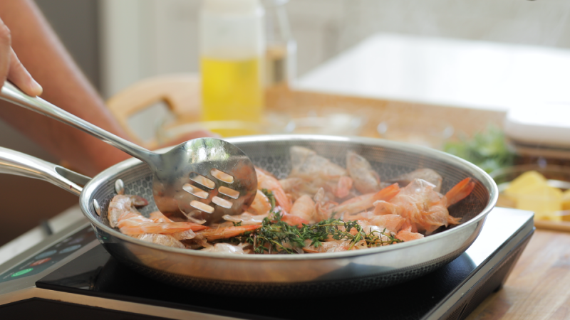 Madlavningsskaller til Scampi