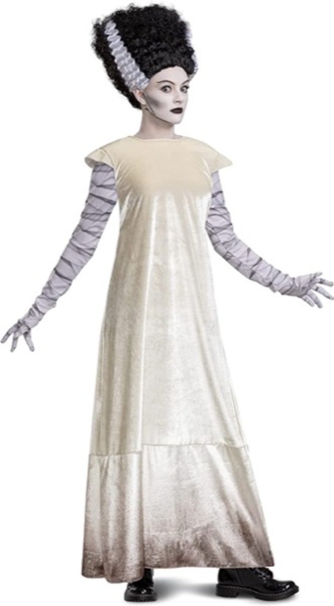 Disguise Monsters Deluxe Bride of Frankenstein vuxen kostym