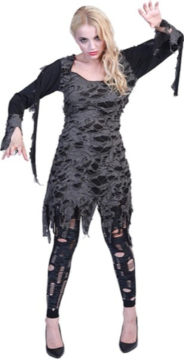 EraSpooky Kvinnor Halloween Zombie Living Dead Kostym