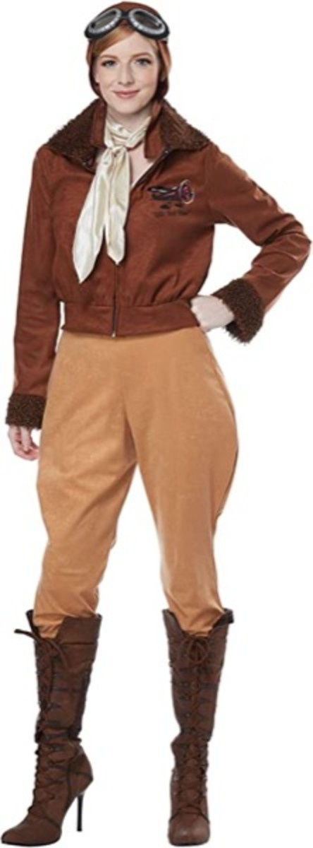 Kvinnor's Amelia Earhart Costume