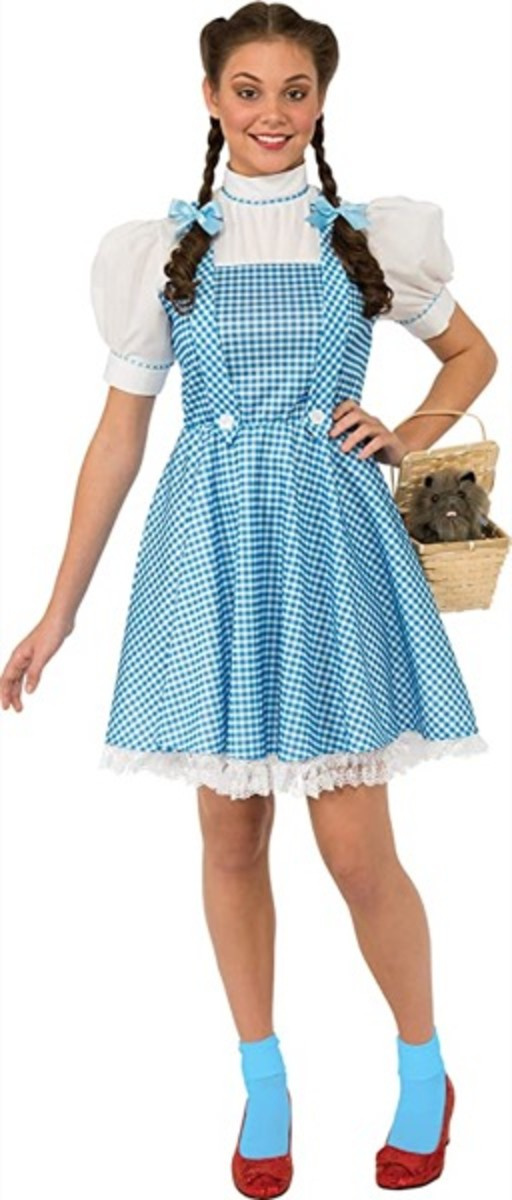 Rubie's Costume Women's Wizard Oz Adult Dorothy Dress Hair Bows,