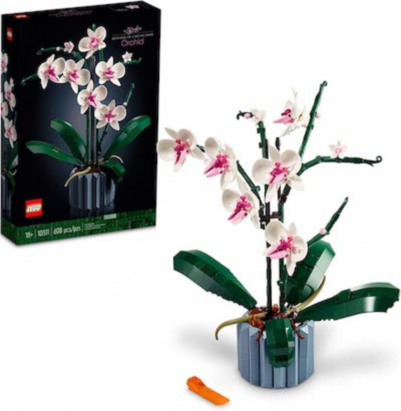   Lego Icons Orchideenbauset für Erwachsene