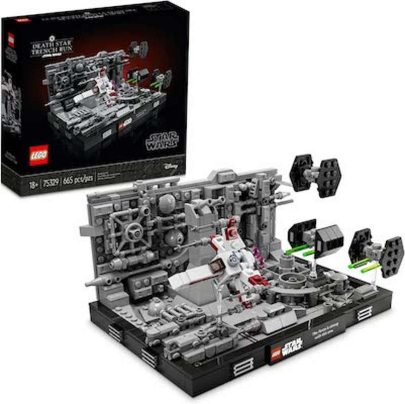   Lego Star Wars Todesstern Grabenlauf Diorama Bauset für Erwachsene