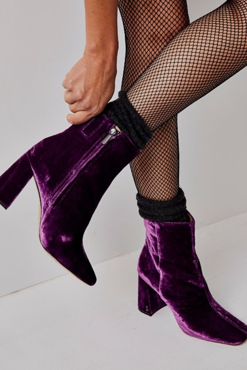حذاء Sam Edelman Codie إلى الكاحل من الأوركيد العميقة