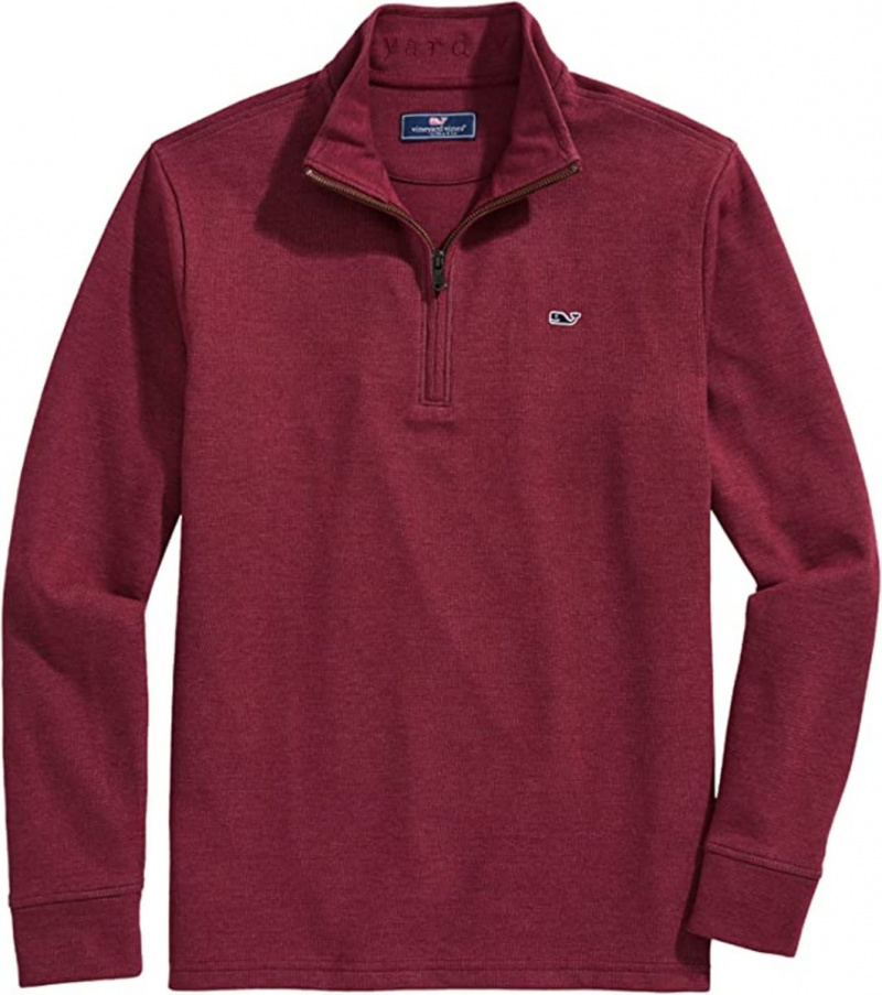 Vineyard Vines Mænd's Saltwater 1/4-Zip Pullover Sweater