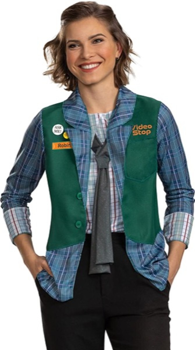 Costume di Travestimento Stranger Things per adulti Deluxe Video Stop Robin S4