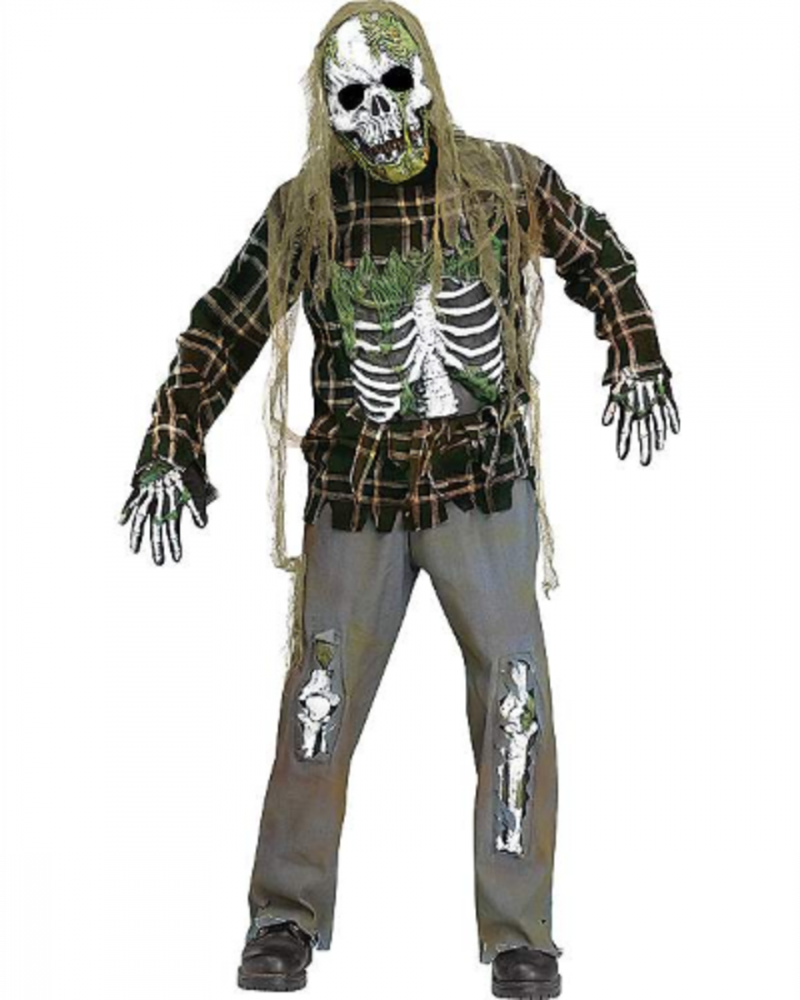 Kostym för zombieskelett