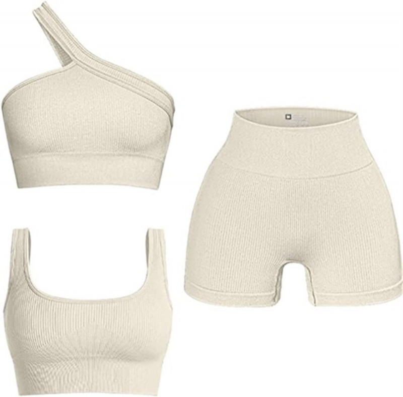   OQQ sievietes's Ribbed Seamless Exercise Active Set