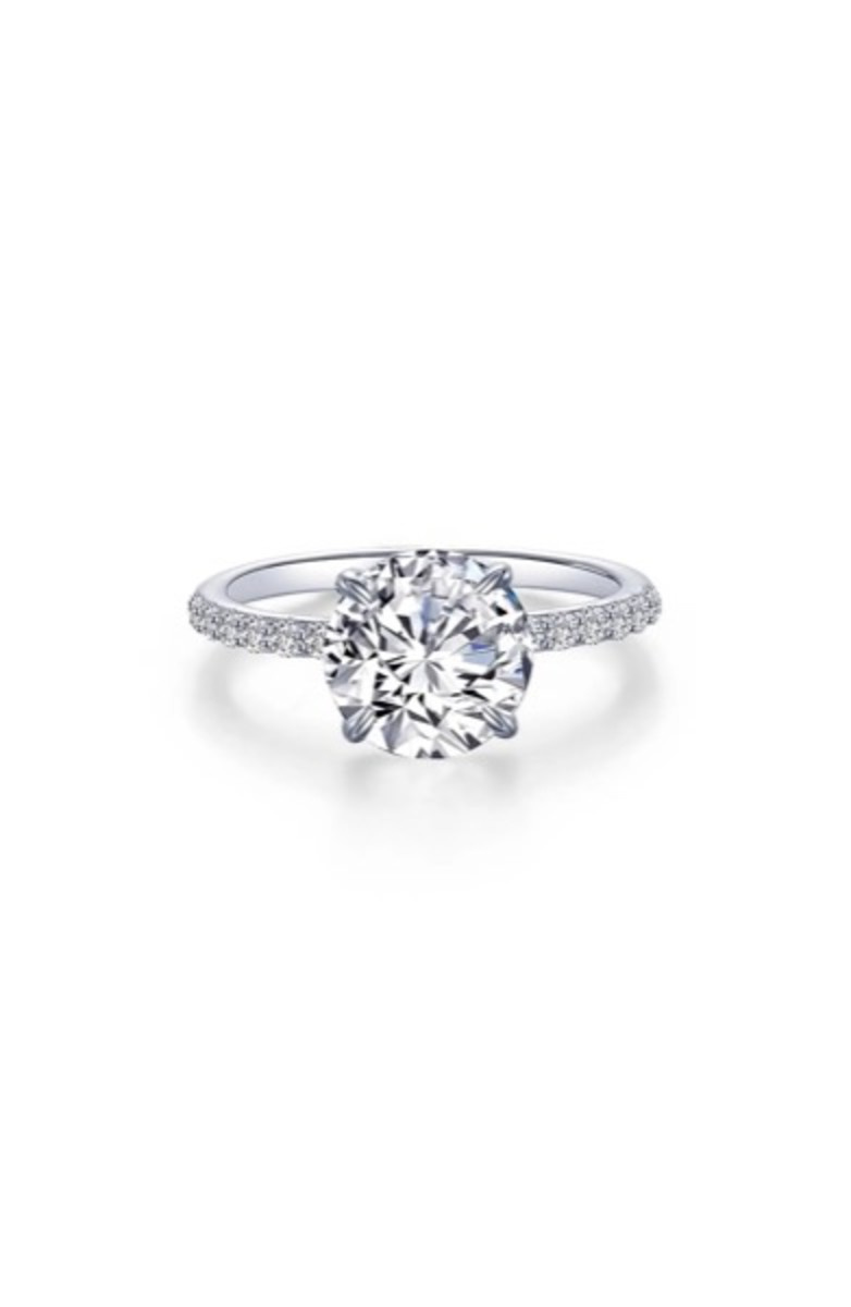   Anello di fidanzamento con diamante simulato solitario Lafonn