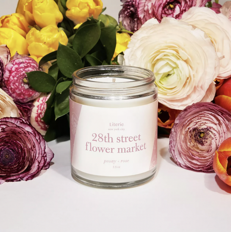   Literie Candle 28th Street Flower Market Candle