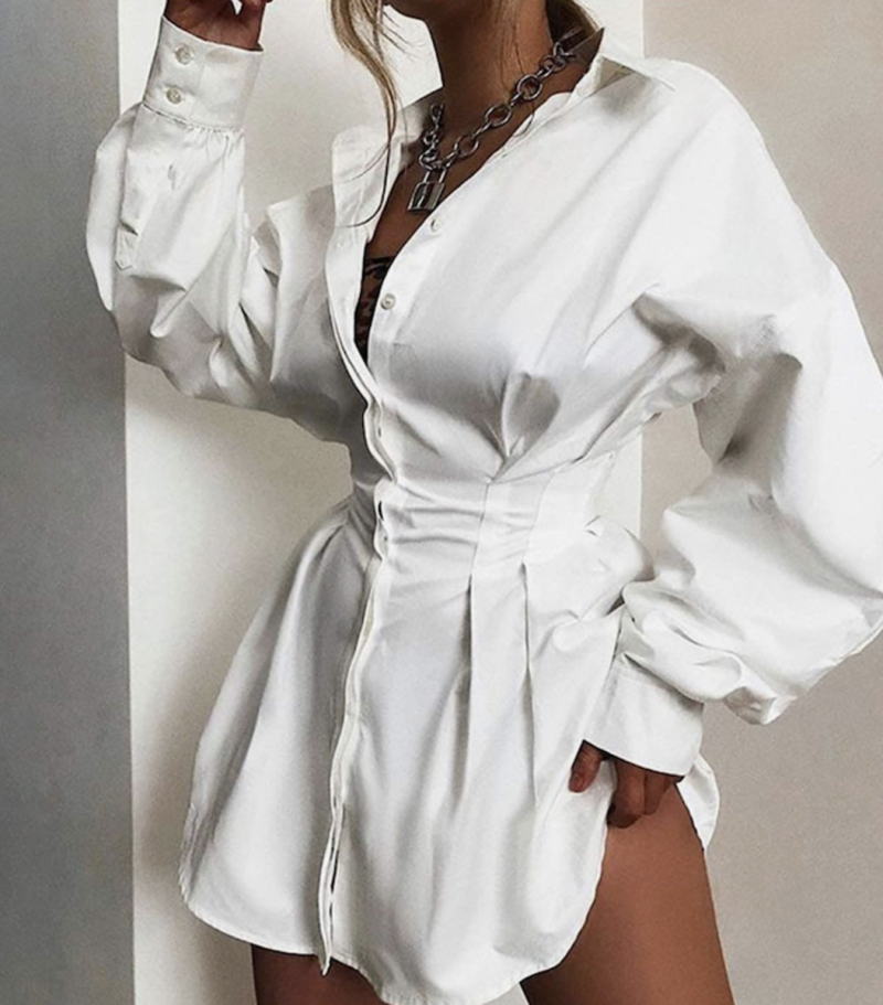   Kleid mit Knopfleiste