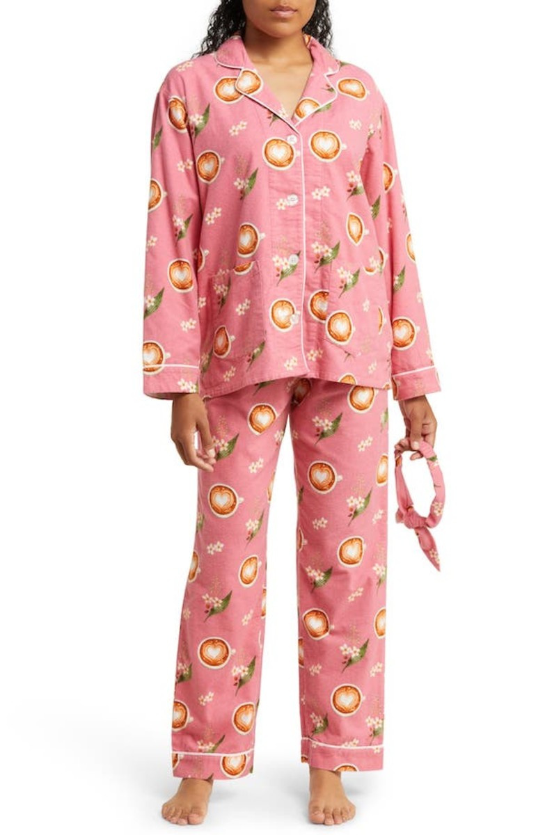   pyjamassæt af flannel