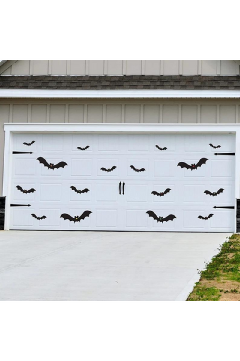   Murciélagos magnéticos para decoraciones de puertas de Halloween