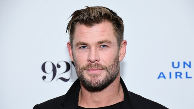   NEW YORK, NEW YORK - NOVEMBER 16: Chris Hemsworth woont National Geographic bij's "Limitless" Screening And Conversation at The 92nd Street Y, New York on November 16, 2019 in New York City. (Photo by Theo Wargo/Getty Images)