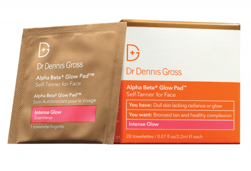   Dr. Dennis Gross Skincare Alpha Beta Intense Glow Pad Zelfbruiner voor Gezicht