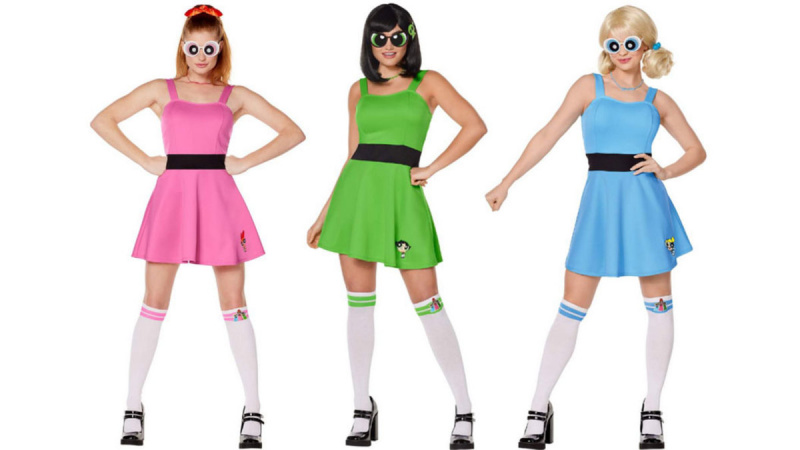   Powerpuff Girls Trio Halloween κοστούμια