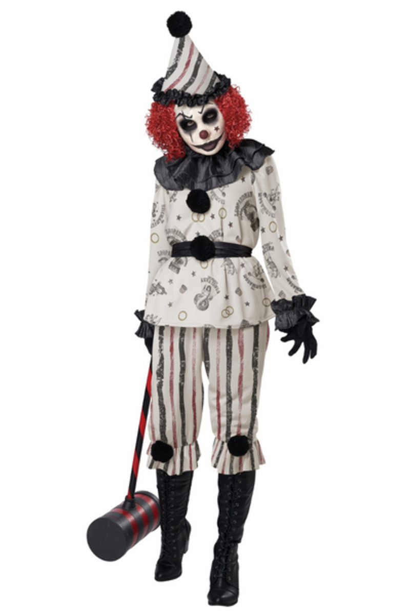   Scary Trio Halloween Costumes Killer Clown